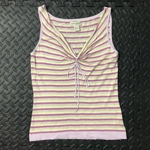 Women’s Banana Republic silk striped tank